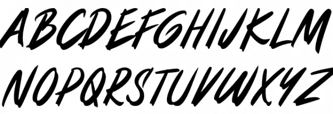 Maines Шрифта ВЕРХНИЙ