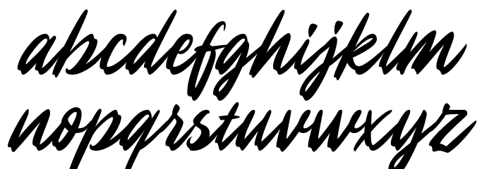 Maines Font LOWERCASE