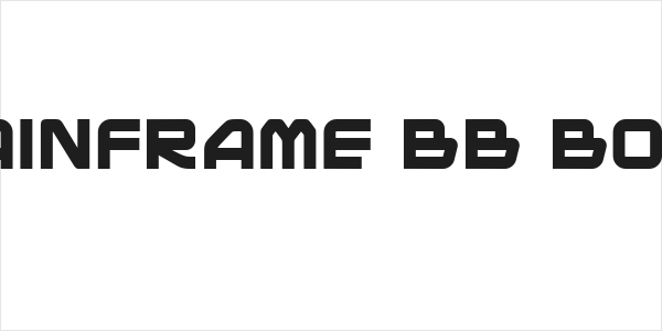 Mainframe BB Bold Logo
