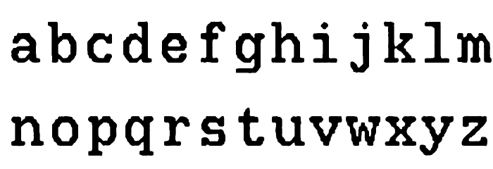 Mainframe-CN Trois Six R Font LOWERCASE