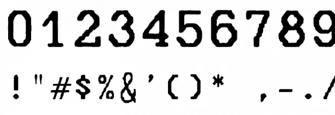Mainframe-CnTroisSixR Font OTHER CHARS