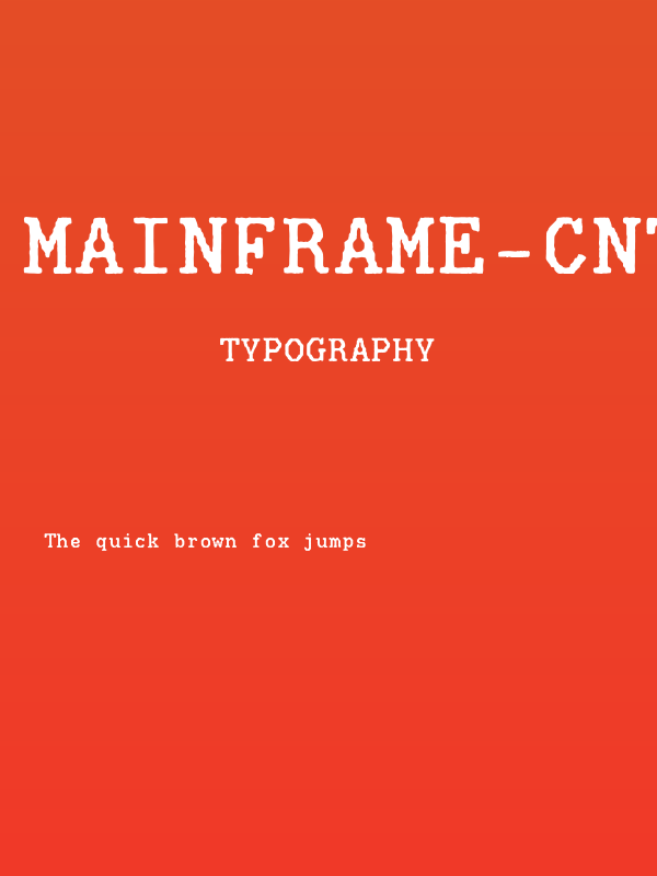 Mainframe-CnTroisSixR Poster