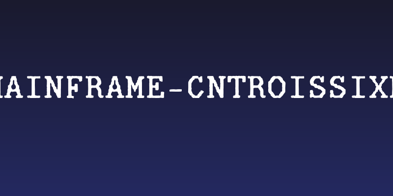Mainframe-CnTroisSixR Social Header