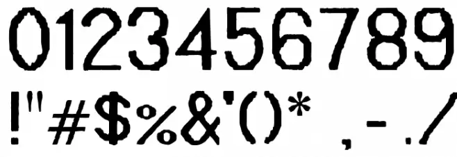Mainframe-NoNeufUnR Font OTHER CHARS