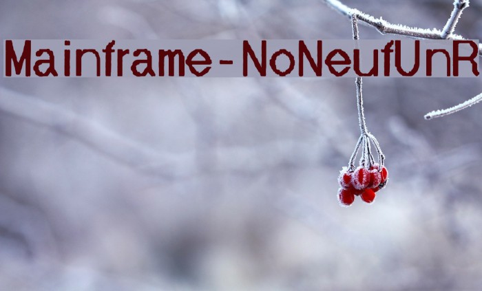 Mainframe-NoNeufUnR Example 1