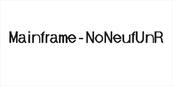 Mainframe-NoNeufUnR Logo