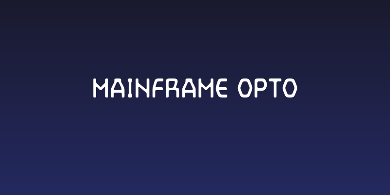Mainframe Opto Social Header