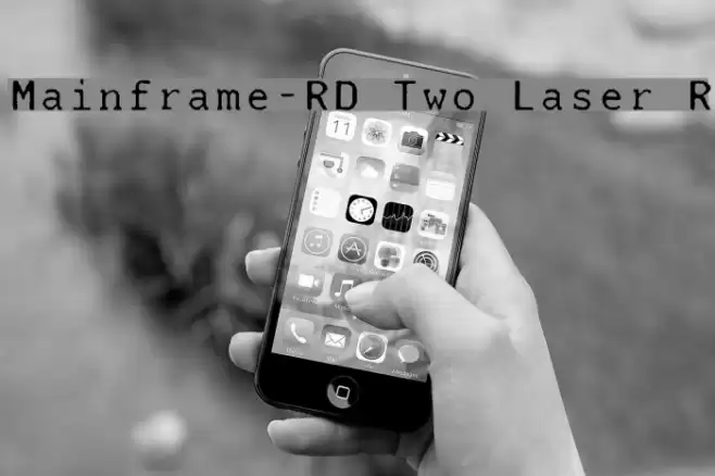 Mainframe-RD Two Laser R Font examples