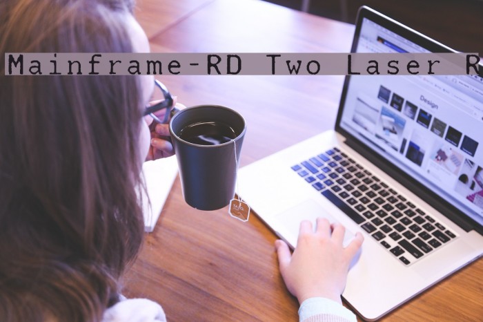 Mainframe-RD Two Laser R Font examples