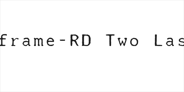 Mainframe-RD Two Laser R Logo