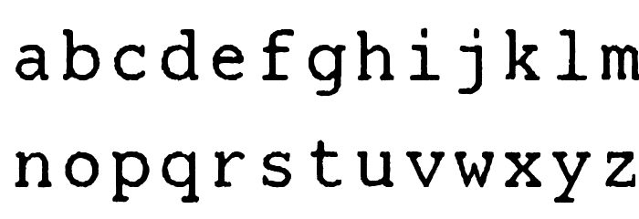 Mainframe-RD Two Lino R Font LOWERCASE