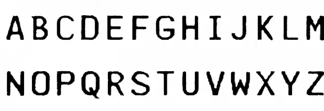Mainframe-RdTwoLaserR Polices MAJUSCULES