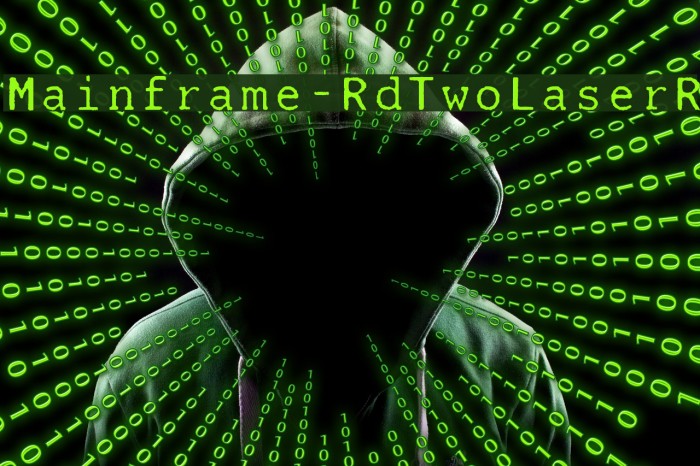 Mainframe-RdTwoLaserR Font examples