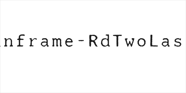 Mainframe-RdTwoLaserR Logo