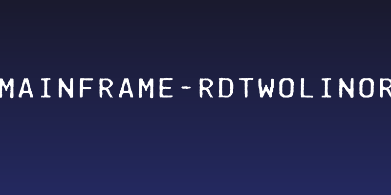 Mainframe-RdTwoLinoR Social Header