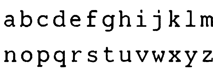 Mainframe-RdTwoLinoR Font LOWERCASE