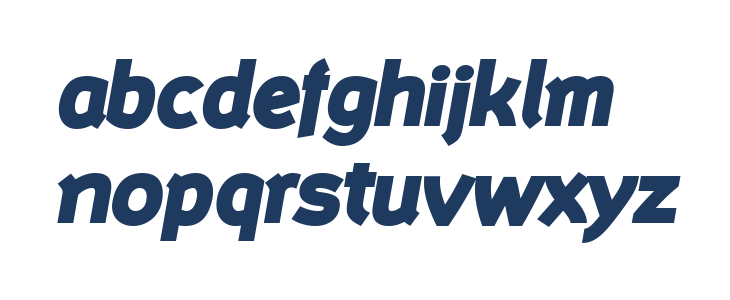 Mainland PERSONAL Black Italic Lowercase