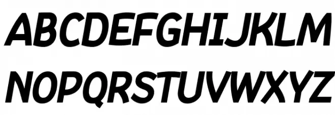 Mainland PERSONAL Bold Italic Fonte MAIÚSCULAS