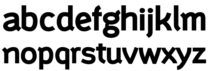 Mainland PERSONAL Bold Font LOWERCASE