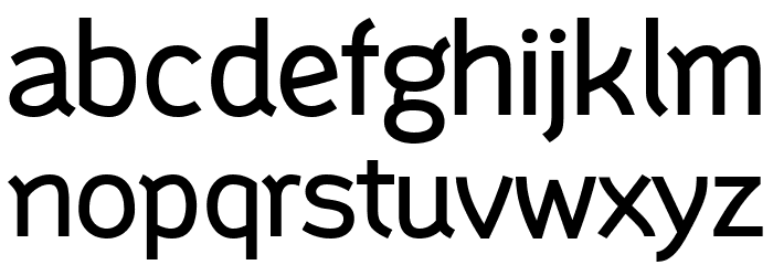 Mainland PERSONAL Medium Font LOWERCASE