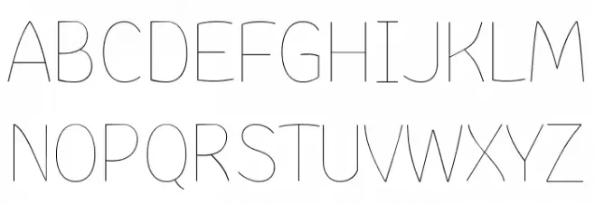 Mainland PERSONAL Thin Schriftart Groß