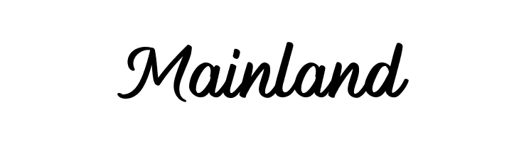Mainland  नि: शुल्क फ़ॉन्ट्स डाउनलोड