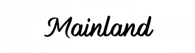 Mainland  baixar fontes gratis