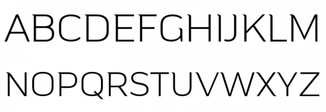 Mainlux-Light Schriftart Groß