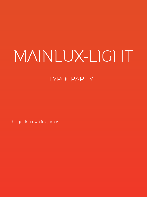 Mainlux-Light Poster