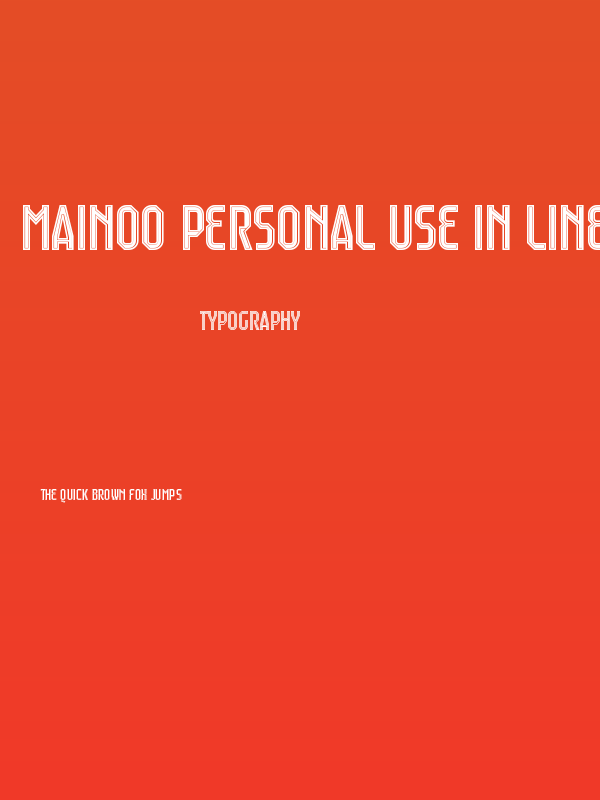 Mainoo Personal Use In Line Poster