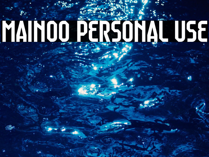 Mainoo Personal Use Example 2