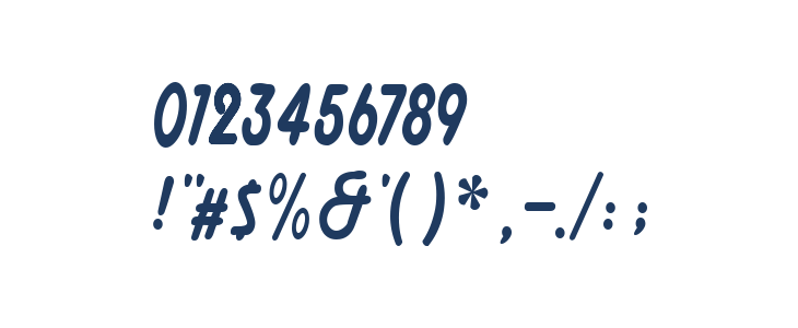 Mainsain Font Bold Other Characters