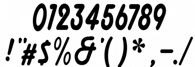 Mainsain Font Bold Font OTHER CHARS