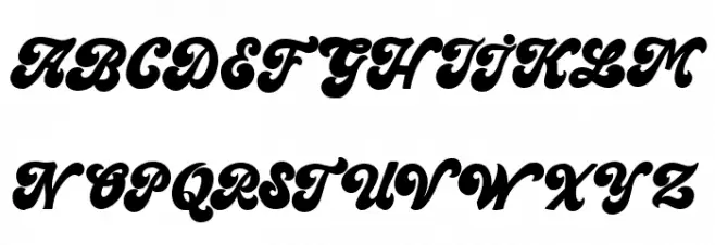 Mainsain Font Bold Schriftart Groß