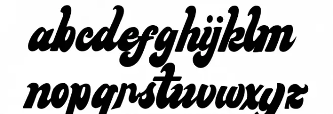 Mainsain Font Bold Caratteri MINUSCOLO