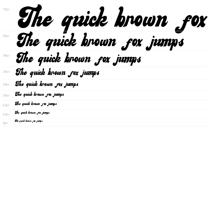 MainsainFont-Bold Waterfall