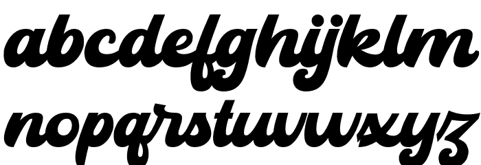 Mainstay Font LOWERCASE