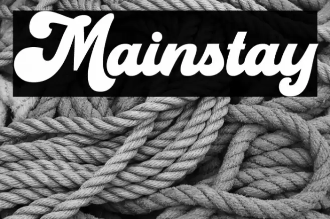 Mainstay Font examples