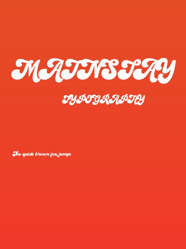 Mainstay Poster