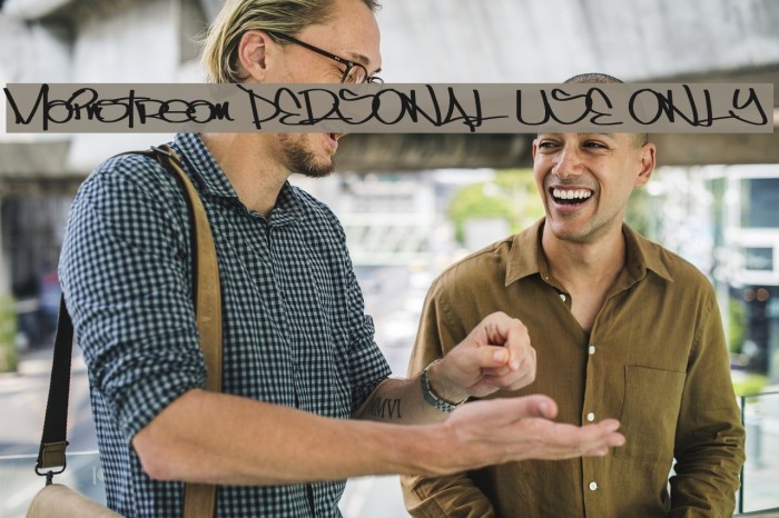 Mainstream PERSONAL USE ONLY Font examples