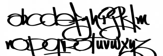 Mainstream PERSONAL USE ONLY Schriftart Kleinbuchstaben
