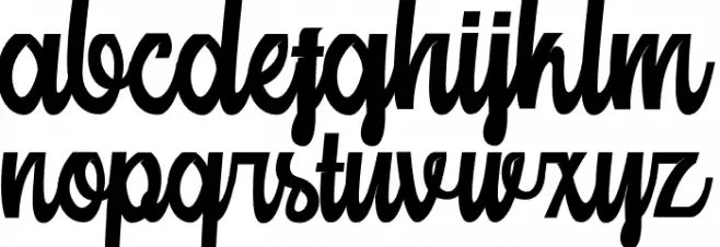 Mainstream Script-Medium फ़ॉन्ट लोअरकेस