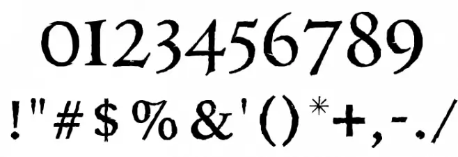 Mairon Font OTHER CHARS