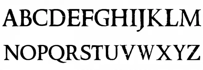 Mairon Schriftart Kleinbuchstaben