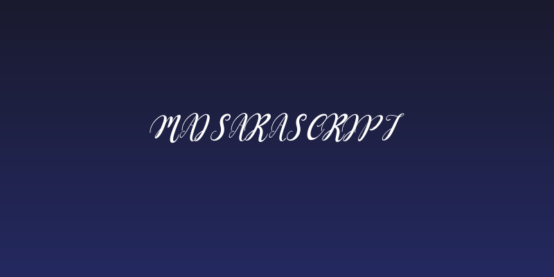 MaisaraScript Social Header