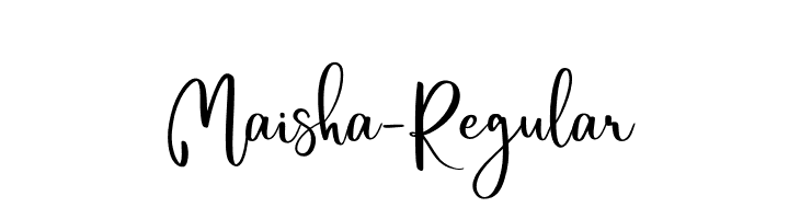 Maisha-Regular  नि: शुल्क फ़ॉन्ट्स डाउनलोड