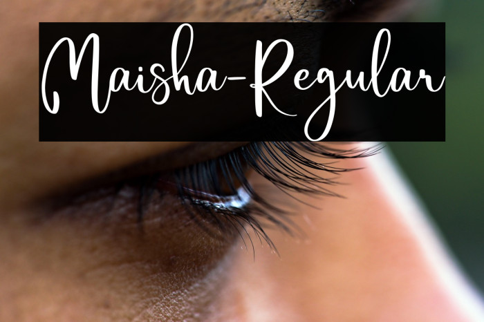 Maisha-Regular Example 2