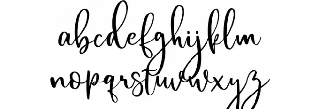 Maisha-Regular फ़ॉन्ट लोअरकेस