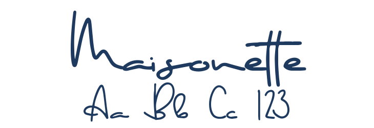 Maisonette Font Preview