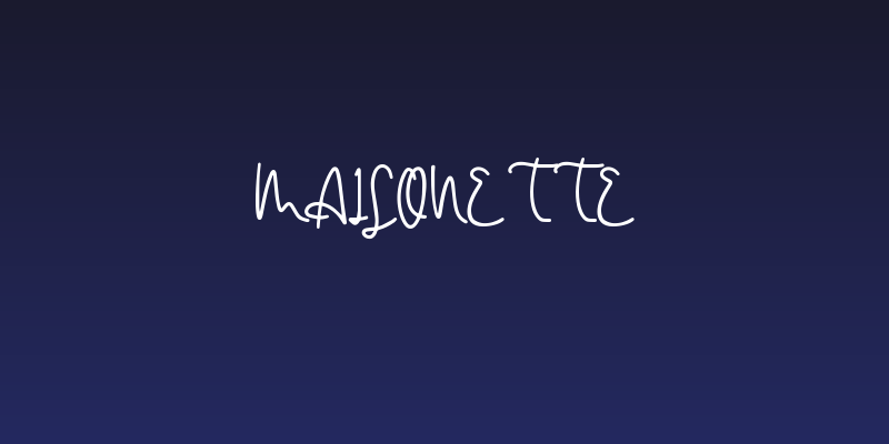 Maisonette Social Header